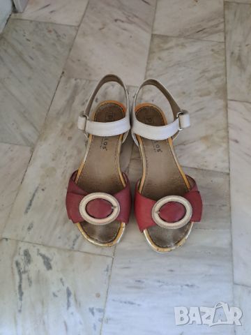 Дамски сандали естествена кожа, снимка 1 - Сандали - 46477560
