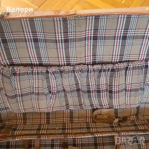 Кожен Куфар Антика, снимка 8 - Антикварни и старинни предмети - 49975876