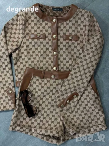 Дамски сет GUCCI от две части, снимка 6 - Комплекти - 51388947