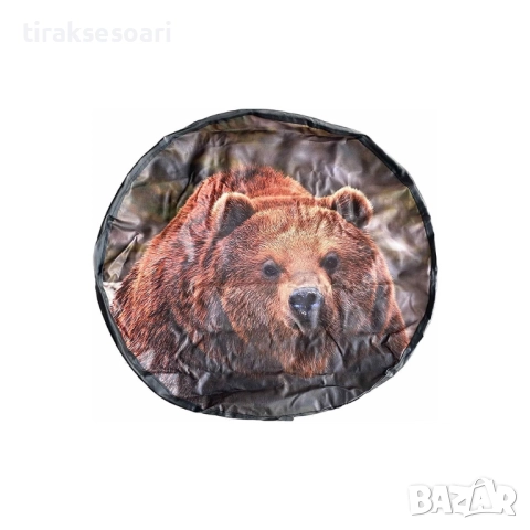 Калъф за резервна гума МЕЧКА 16 цола – еко кожа, за джипове