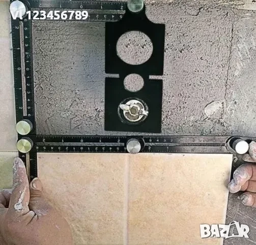 Регулируема линия - универсален двоен шаблон, снимка 2 - Други инструменти - 52297320