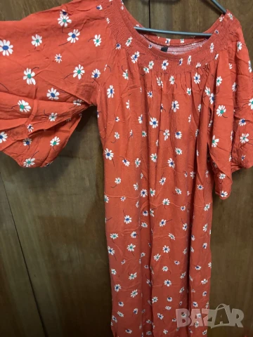 Дамска Рокля с ръкав , снимка 3 - Рокли - 50818361