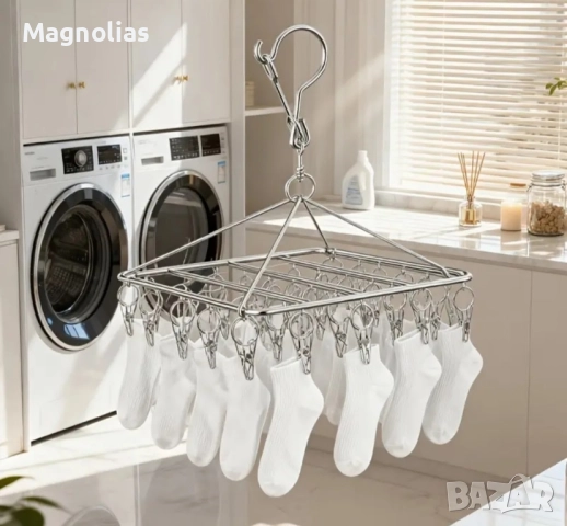 Въртяща се сушилня за дрехи от неръждаема стомана