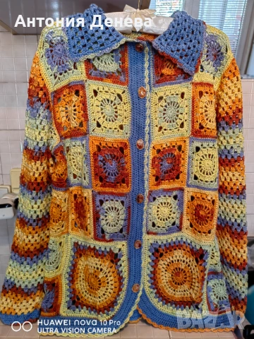Ръчно изработена жилетка за лятото , снимка 5 - Жилетки - 54138140