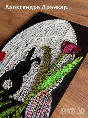 Стринг арт картина Великден , снимка 3 - Картини - 54005250