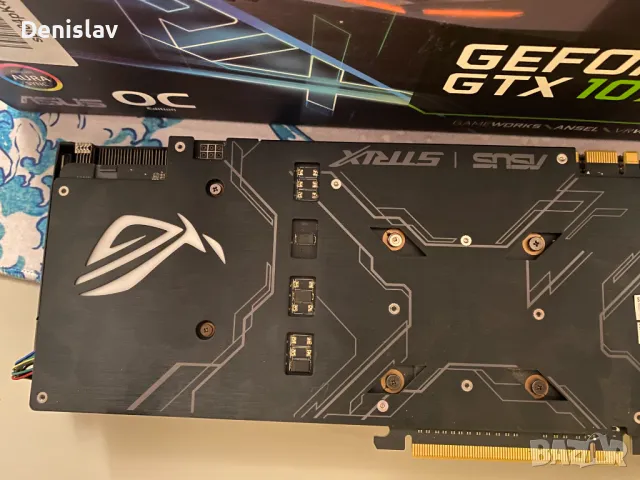 asus strix geforce rog gtx1070-8g-gaming, снимка 3 - Видеокарти - 47597958