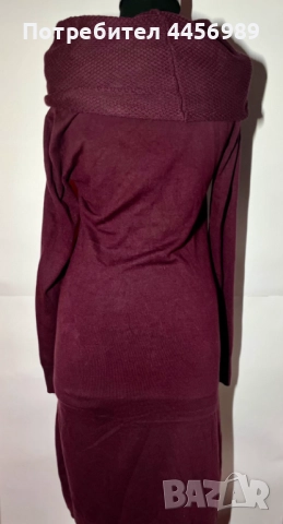 Страхотни рокли в цвят бордо , снимка 3 - Рокли - 52660669
