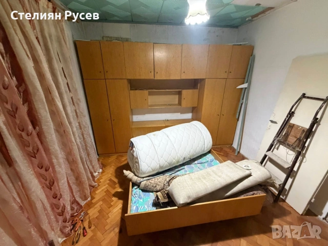 1602  спалня , легло с гардероб и шкафове цена 100 евро smr  общо за всичко - 190/145см размер на ле, снимка 2 - Спални и легла - 53505156