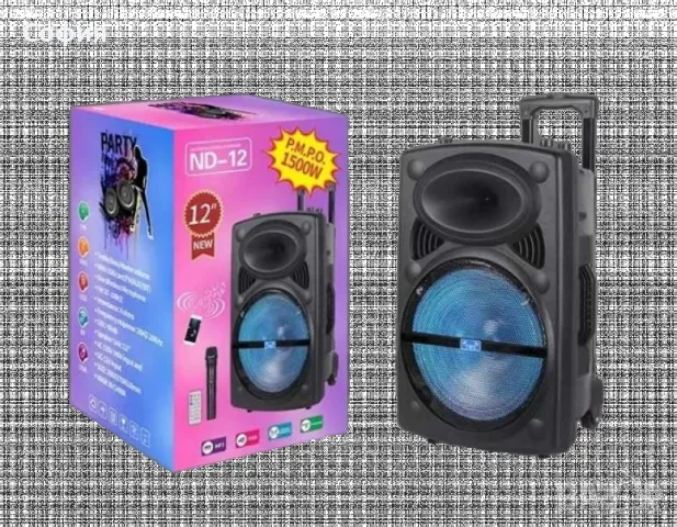 Караоке тонколона 12" Woofer NDR-12, снимка 8 - Караоке - 47296619