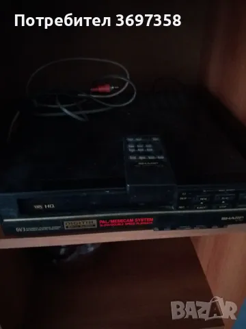 Масичка за телевизор на колелца,DVD player, видео SHARP, снимка 7 - Маси - 41100441