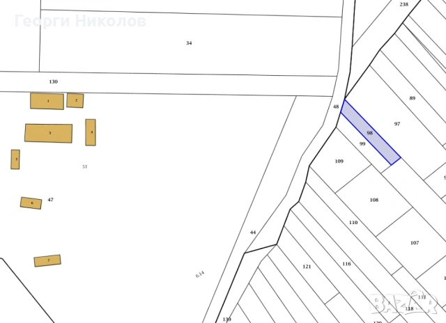 Продава парцел с.Горна Малина, снимка 2 - Парцели - 53171599