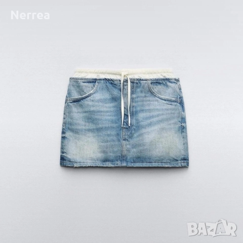 Дънкова пола на Zara