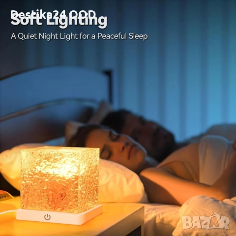 LED нощна лампа проектор звезди и океан с дистанционно, снимка 4 - Лед осветление - 54147947