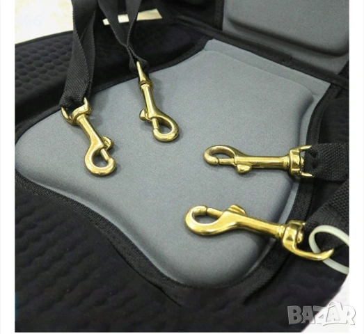 Седалка за каяк с регулируема облегалка, противоплъзгаща, черна, 46x53см, 34x39см, снимка 5 - Водни спортове - 53223507