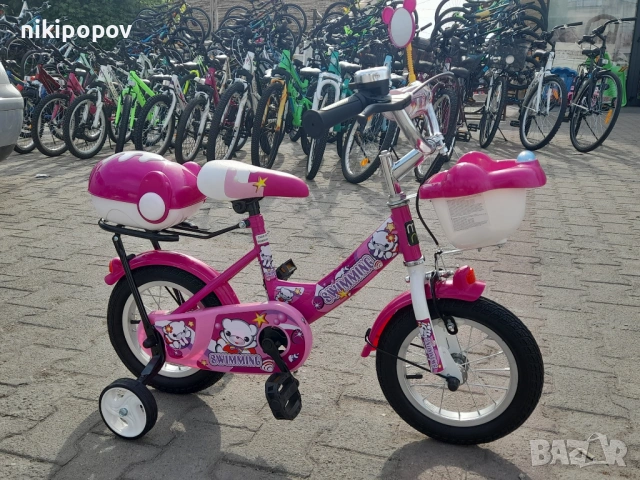 MONI Велосипед 12" 1282 розов, снимка 5 - Велосипеди - 53759040