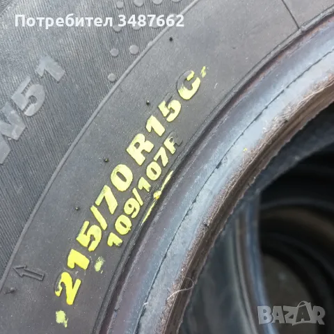 215 70 15 С за БУС KUMHO 2броя дот 2019г , снимка 4 - Гуми и джанти - 46914765