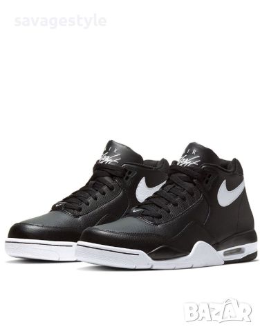 Мъжки кецове NIKE Flight Legacy Shoes Black/White, снимка 3 - Кецове - 45982014