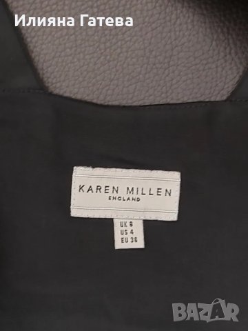 Karen Millen рокля размер С или р-р 36 обличана веднъж, снимка 4 - Рокли - 47589223