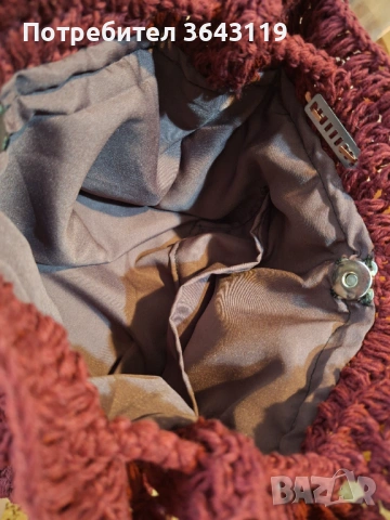 Дамска ръчно изплетена чанта, снимка 5 - Чанти - 54205400