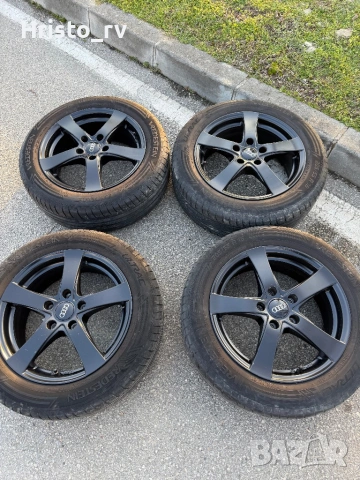 Летни гуми +алуминиеви джанти 5 112 16
