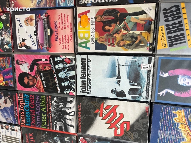 оригинални видеокасети рок и поп мизика, снимка 9 - DVD дискове - 53522875