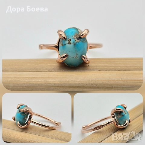 Сребърен пръстен: "Миг", снимка 3 - Пръстени - 52679925