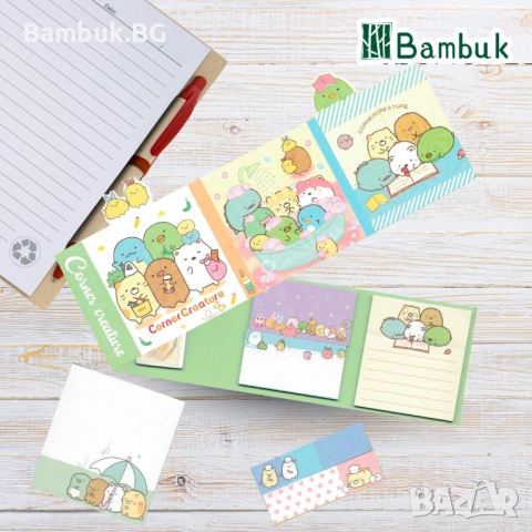 Лепящи бележки “Corner creatures”, снимка 3 - Други - 52579045