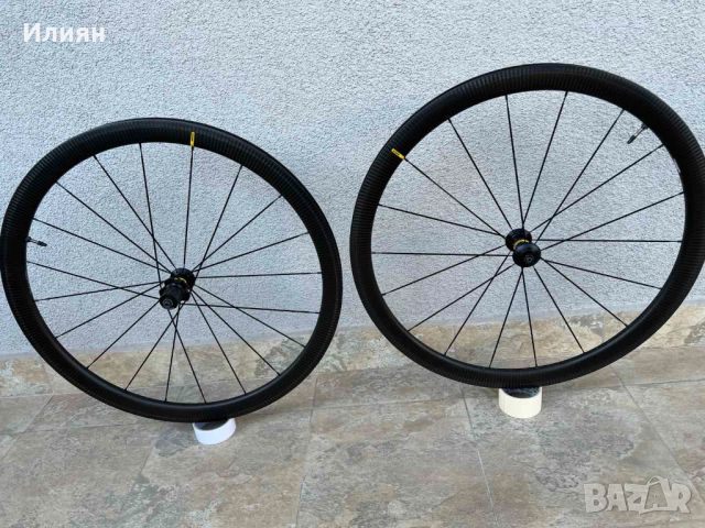 Карбонови капли "Mavic Cosmic Pro Carbon, Clincher UST 45", снимка 12 - Части за велосипеди - 45169306