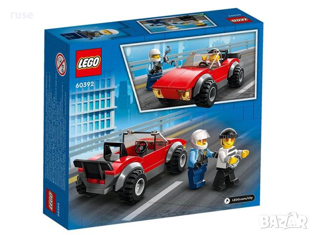 НОВИ! LEGO® City Police 60392 Преследване с полицейски мотоциклет, снимка 7 - Конструктори - 45917102