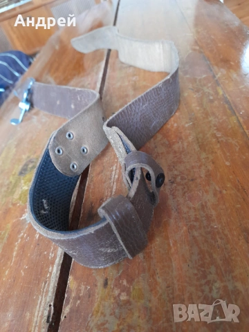 Стара кожена ремъчка,ремък за пушка #16, снимка 4 - Оборудване и аксесоари за оръжия - 53519115