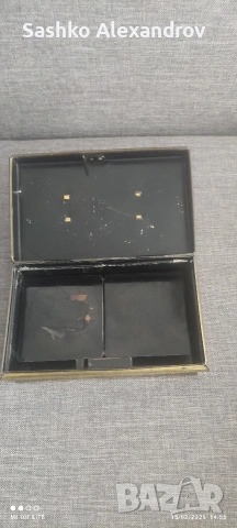 Винтидж английска метална кутия за пари - ENGLISH MAKE ( 1935 - 1945г.), снимка 9 - Други ценни предмети - 53577300