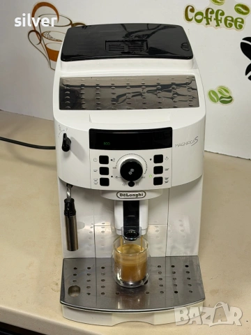 Кафемашина кафе автомат delonghi magnifica S с гаранция, снимка 3 - Кафемашини - 53015354