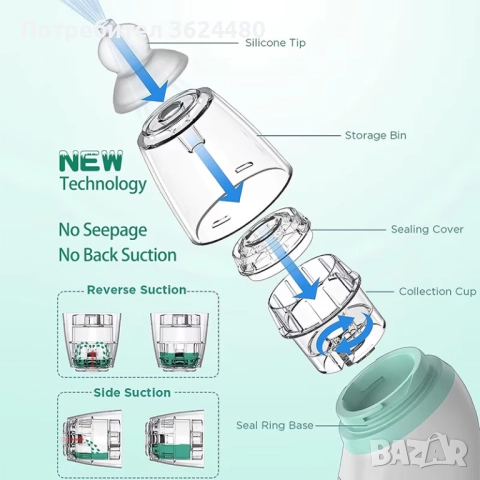 Електрически Назален Аспиратор 4688, снимка 2 - Други - 52632997