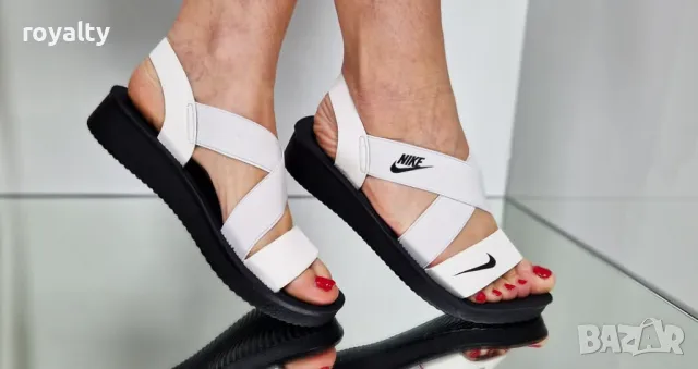 Nike бели дамски сандали , снимка 3 - Сандали - 50393955