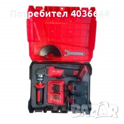 Акумулаторен ъглошлайф 36V 8Ah 125 мм KraftRoyal Red Mx Fuel, снимка 5 - Други инструменти - 51370684
