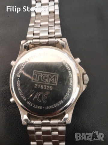 Мъжки часовник ТСМ Германия хронограф, снимка 2 - Мъжки - 53647181