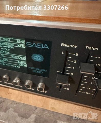 Ретро радио ""Saba"" Studio Hifi 8080, снимка 2 - Радиокасетофони, транзистори - 52426839