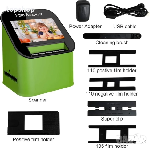 Нов проверен скенер за диапозитиви и филми DIGITNOW с 4.3'' LCD екран, 22MP висока резолюция ..., снимка 4 - Друга електроника - 52805163