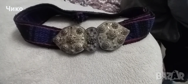 Сребърни пафти със позлата и филигран, снимка 5 - Антикварни и старинни предмети - 53725258