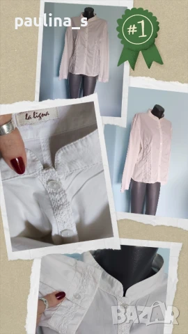 Пет различни броя / Памучна дамска риза / голям размер , снимка 8 - Ризи - 51218158