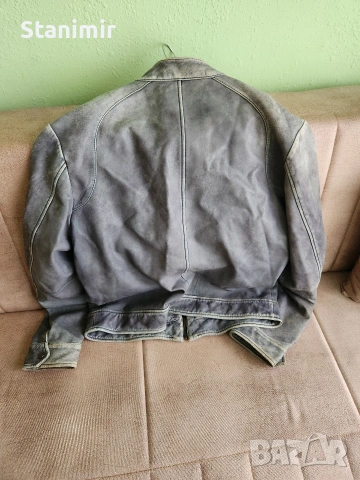 Мъжко яке Естествена кожа, снимка 7 - Якета - 53844143