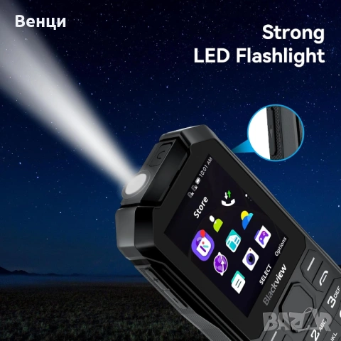 Телефон с копчета Blackview N1000 IP68,IP69K, снимка 4 - Други - 54240301
