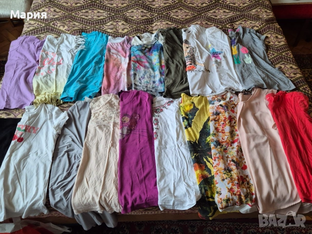 Блузи с къс ръкав размер 158-164