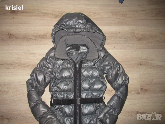 ТОПЛО ЯКЕ С ГЪШИ ПУХ--36/38 номер, снимка 4 - Якета - 51948412