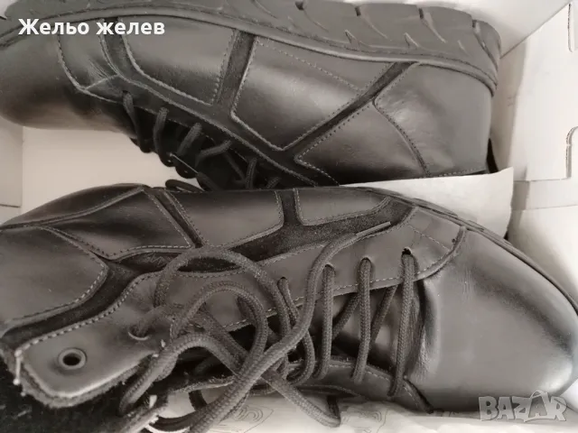 Мъжки, кожени, боти, 44номер, снимка 7 - Ежедневни обувки - 49938310