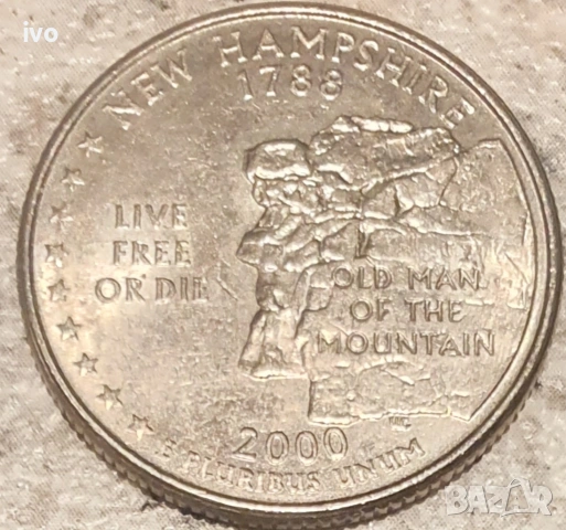 Американски.... GUARTER DOLLAR . , снимка 3 - Нумизматика и бонистика - 53833618