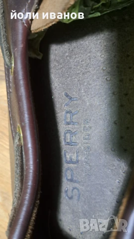 SPERRY -TOP SIDER-кожени изцяло обувки 44 номер, снимка 4 - Маратонки - 50499712