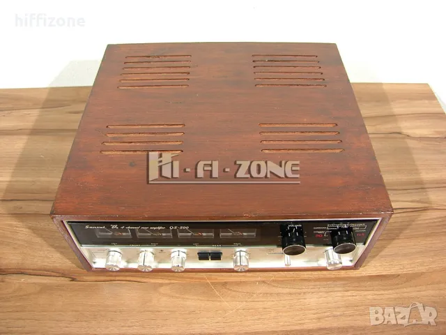 Усилвател Sansui qs-500, снимка 3 - Ресийвъри, усилватели, смесителни пултове - 50393479