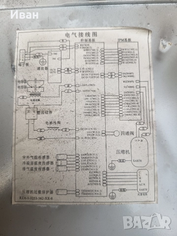 Климатик Osaka CH-12-LBP1 на части, снимка 12 - Климатици - 52175689