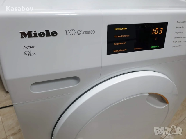 Miele Сушилня с Термопомпа Миеле 12м Гаранция, снимка 3 - Сушилни - 54297839